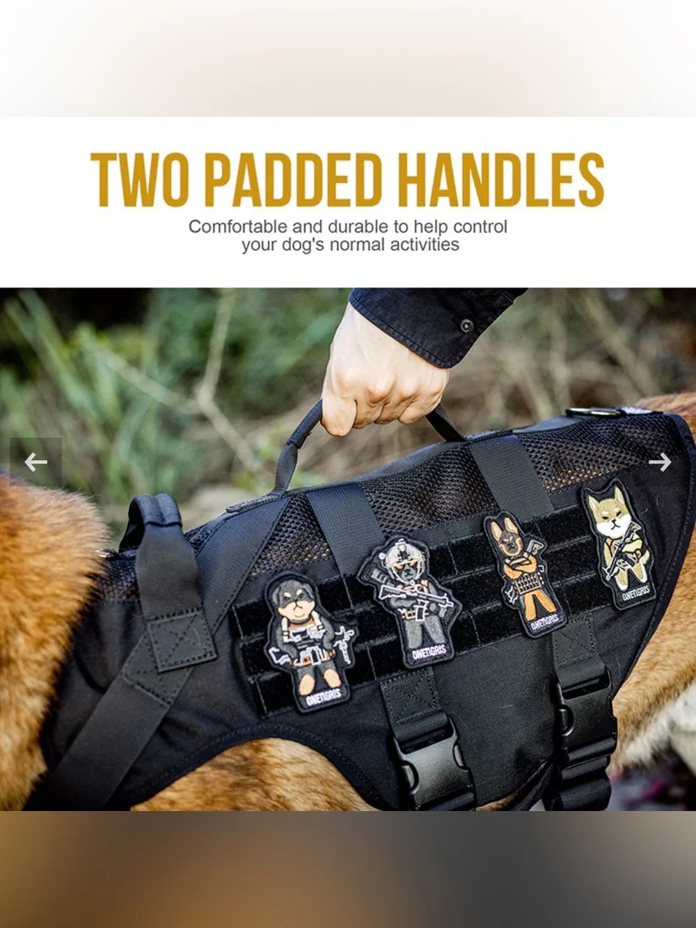 ONETIGRIS ORANGE AIRE MESH DOG HARNESS
